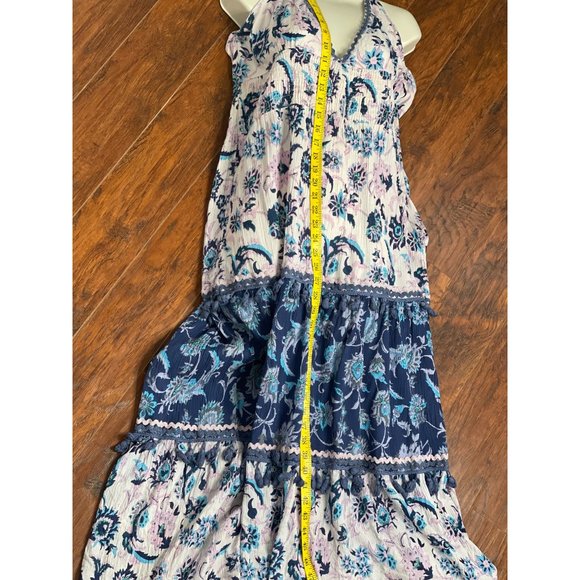 RAGA Purple and Blue Boho low cut front and low back Dress Size Small - Picture 7 of 10